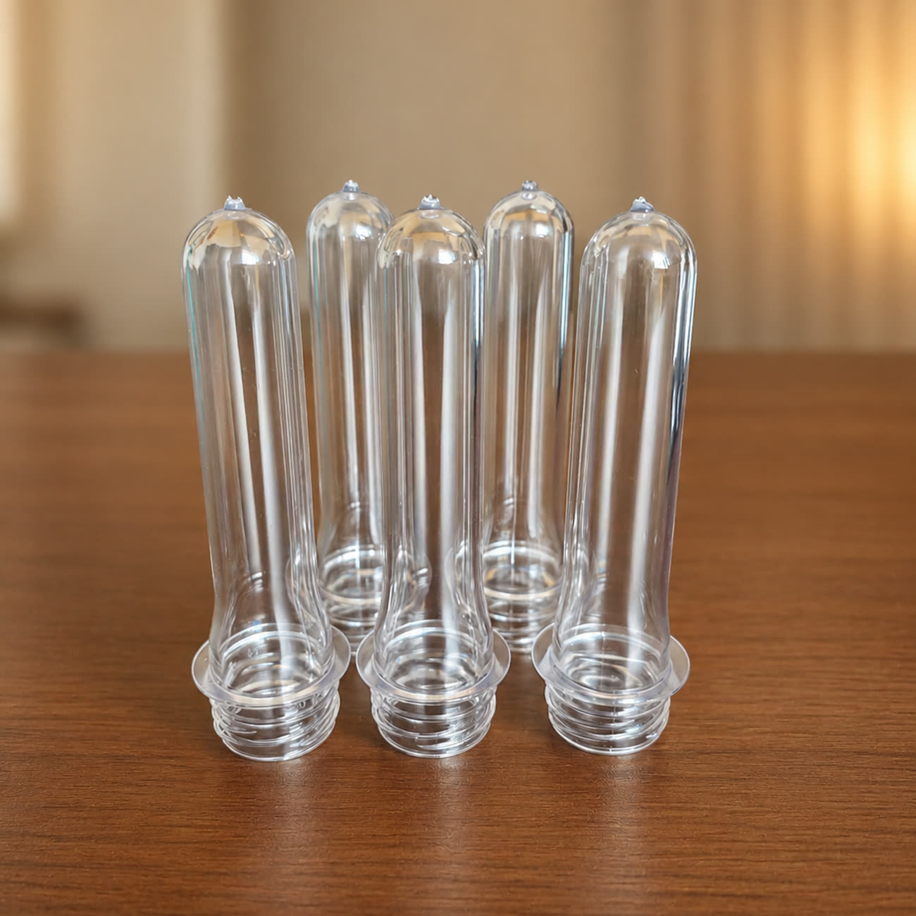 Molded PET preforms
