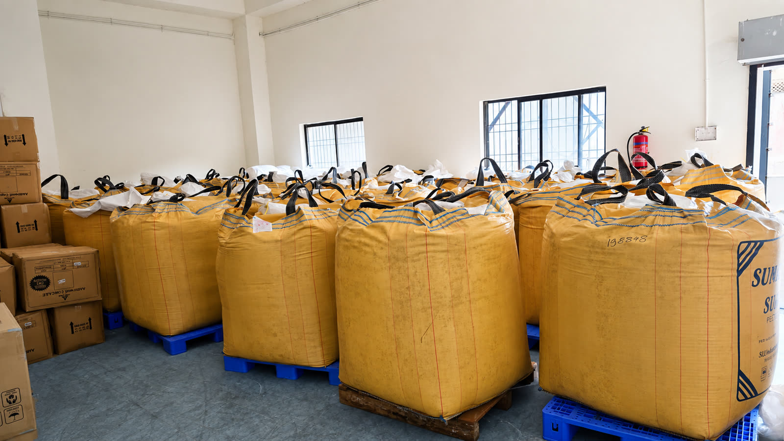 PET resin in bulk bags